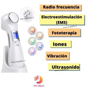 masajeador facial 6 en 1 rejuvenecimiento